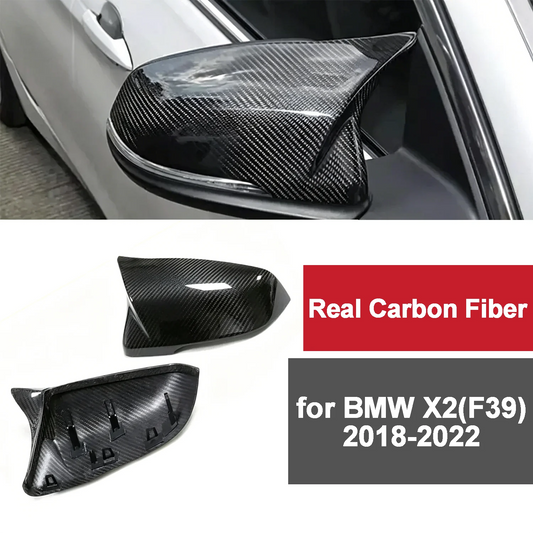 For BMW X2 F39 2018-2022 Real M Look Rearview Mirror Cover