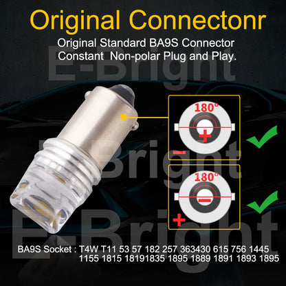 10PCS Ac Dc 6V 6.3v non-polar GE44 ba9s Pinball