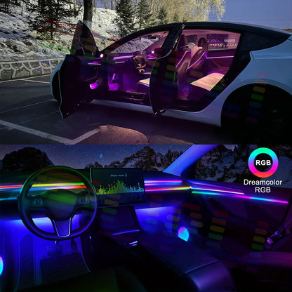 IN1 Smart Interior Ambient Lighting Welcome Mode Hidden Design