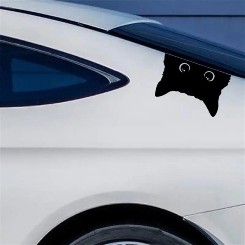 Stickers Waterproof Anime Cartoon Black Cat Sneak Electric