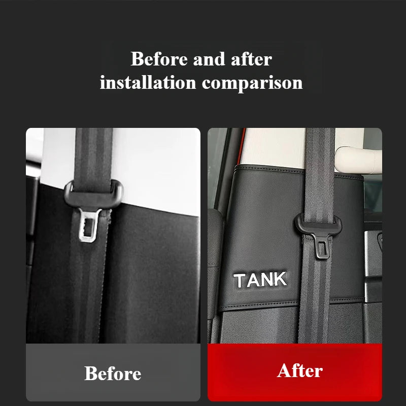 For Tank 300 Middle Column SEAT Belt anti-collision Sticker