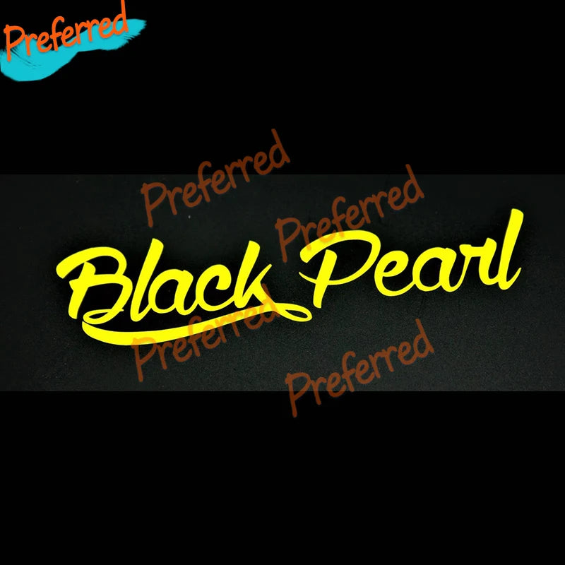 1X Black Pearl Klein Spiegel Aufkleber Sticker Tuning Jdm