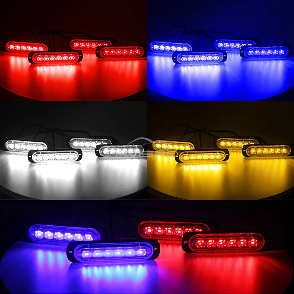24LED Strobe Emergency Signal Flash Warning Dc 12-24v Trailer