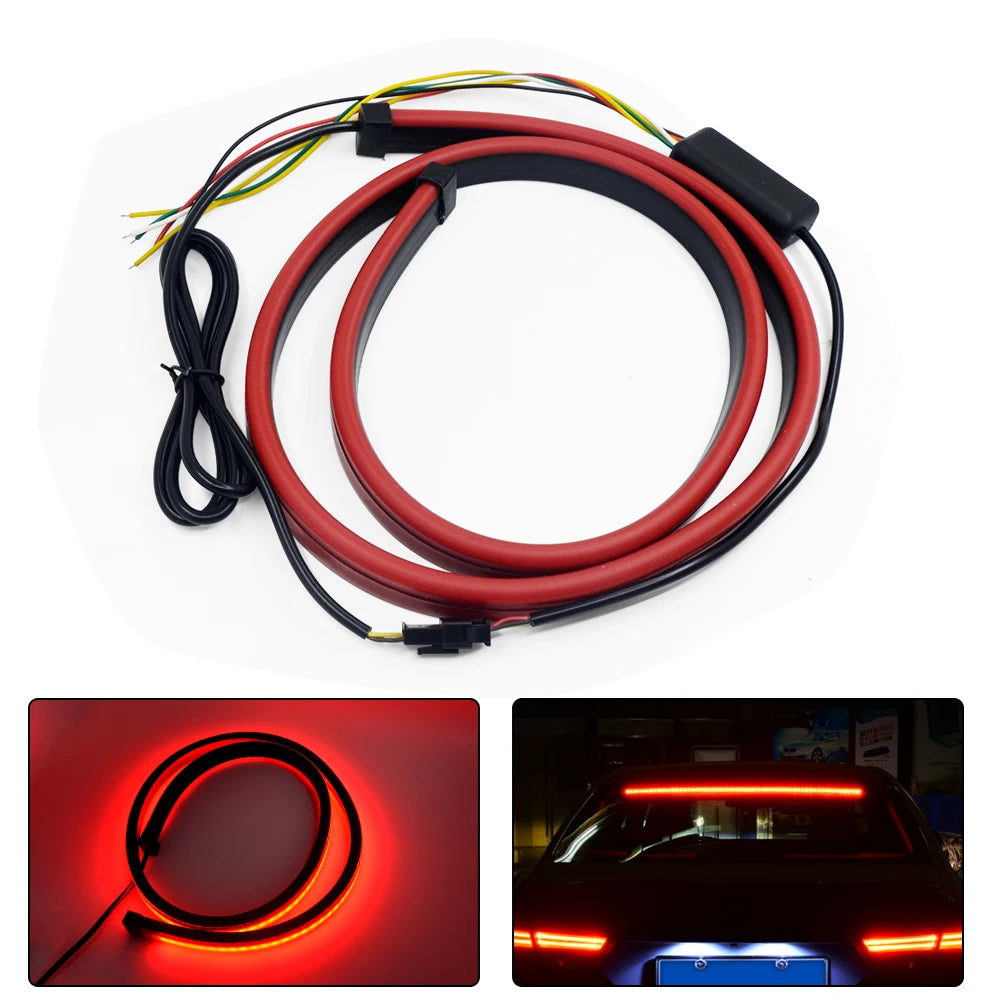 90CM Red 5mode Position Brake Rear Tail Warning Turn