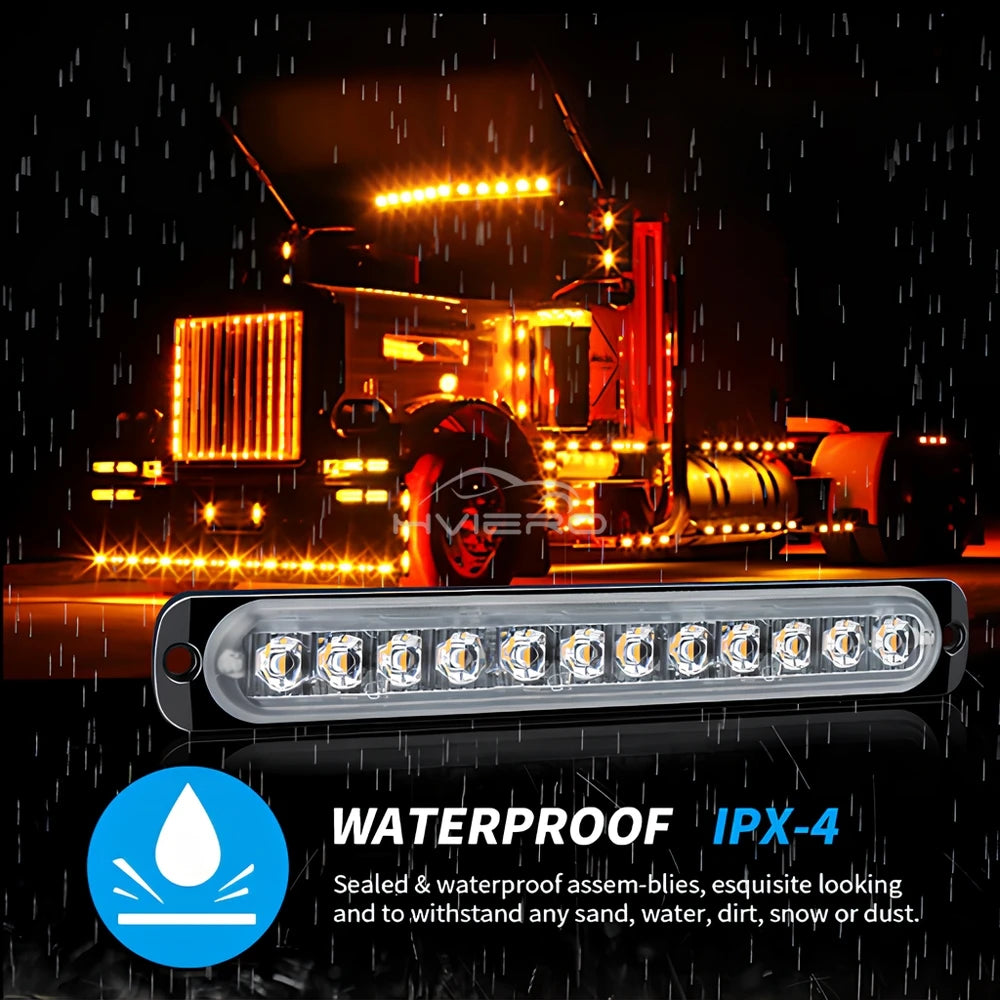 2X Truck Side Long Strip IP65 Waterproof Ultra Thin