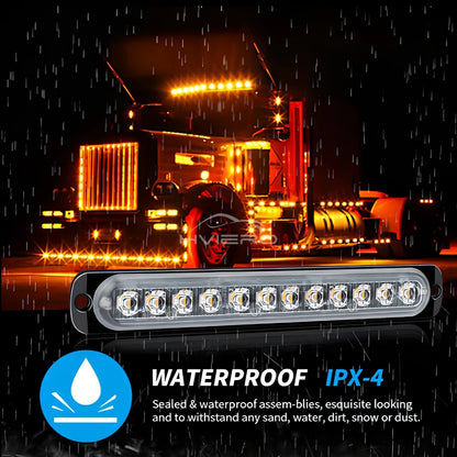 2X Truck Side Long Strip IP65 Waterproof Ultra Thin