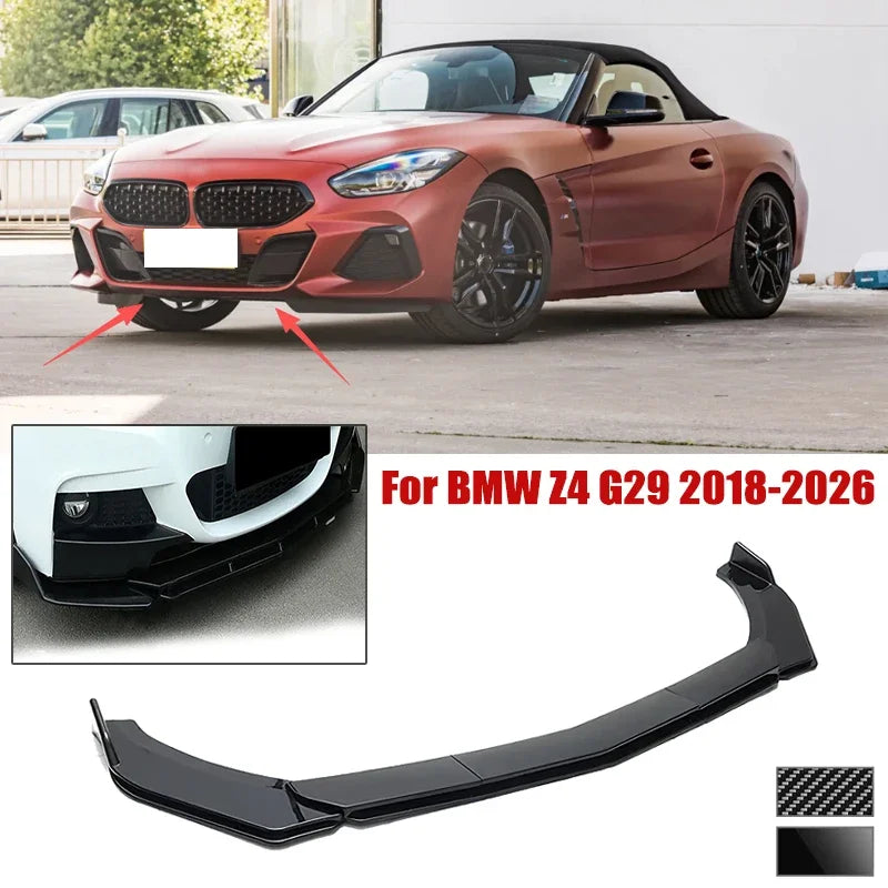 For BMW Z4 G29 2018-2026 Spoiler 5PCS Front Bumper Shovel