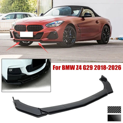 For BMW Z4 G29 2018-2026 Spoiler 5PCS Front Bumper Shovel