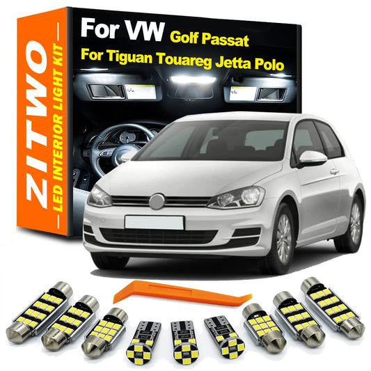 For VW Volkswagen Golf Jetta 3 Interior Bulb Kit Passat B5 B6 B7