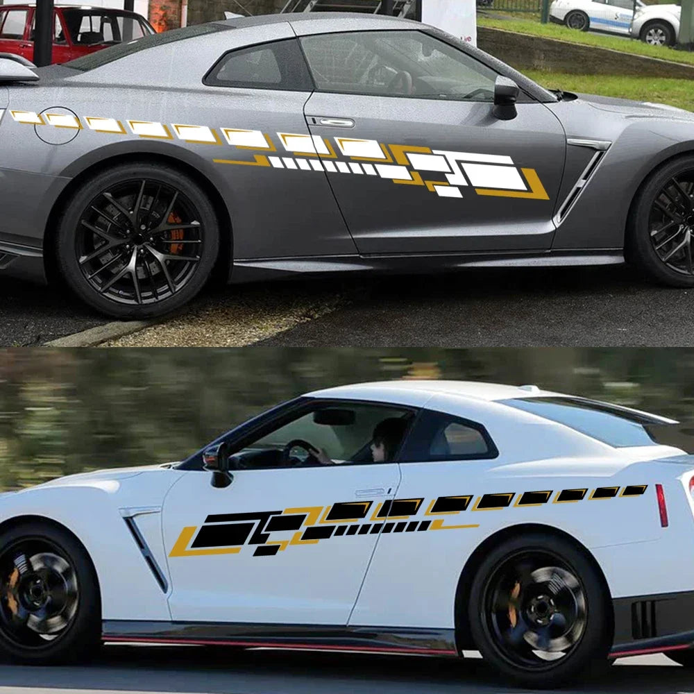 Body Side Strips Sticker Vinyl Long Strip Door Decal
