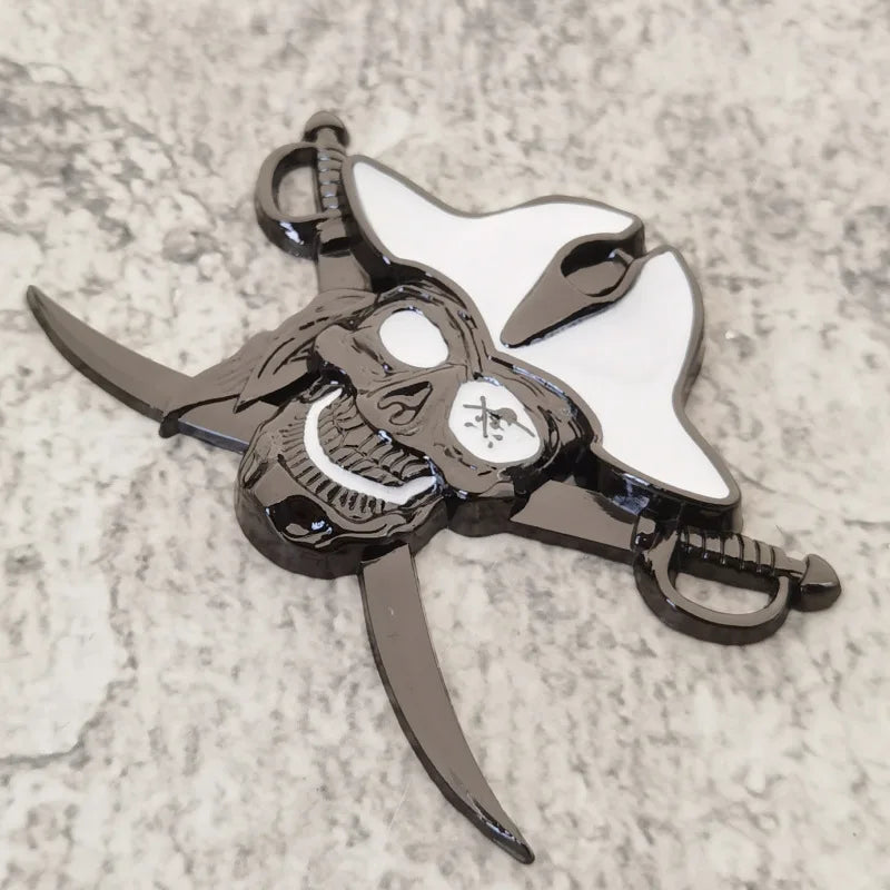 high-quality Modification Metal 3D Stereoscopic Stickers Devil