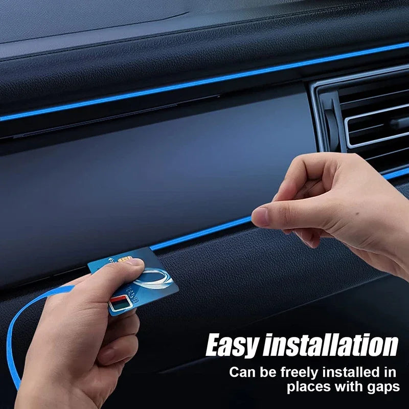Interior Atmosphere Lighting Strip Flexible El Cold Line Tube