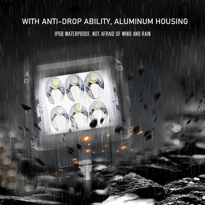 4inch Work 60W Side Shooter Pods Combo Off Road