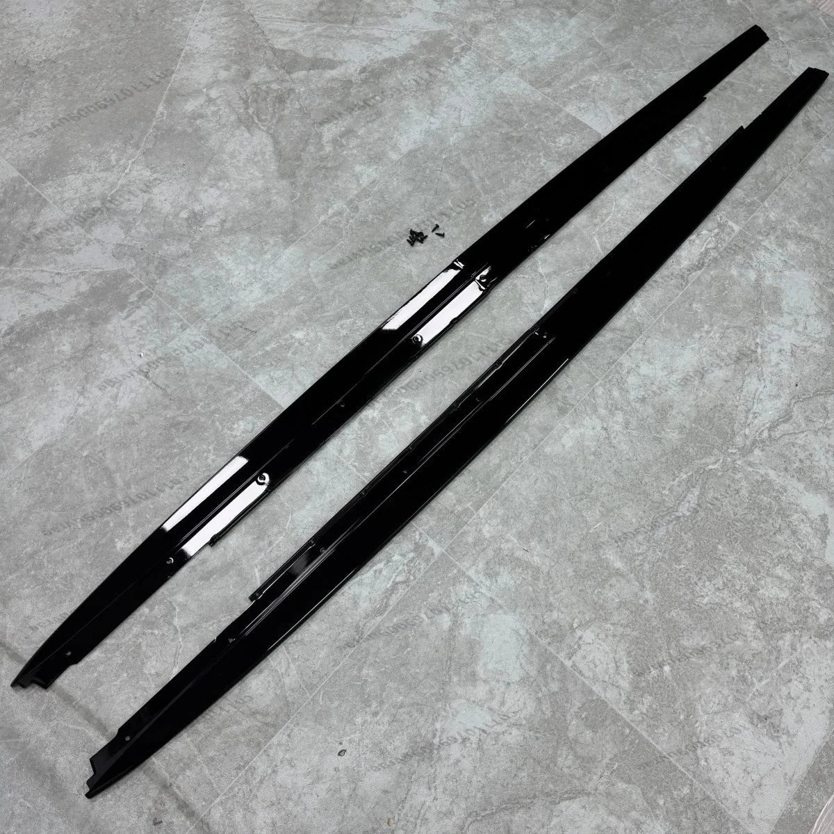 For BMW 5 Series G30 G31 M Performance Gloss Black Side Skirt