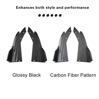 For BMW 2 Series F22 F44 Rear Bumper Spoiler Lip Diffuser Side