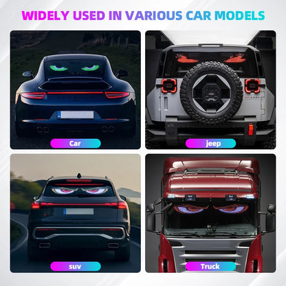 For Board Windshield 12V 24V Truck Devil S Eye Matrix Pixel Panel