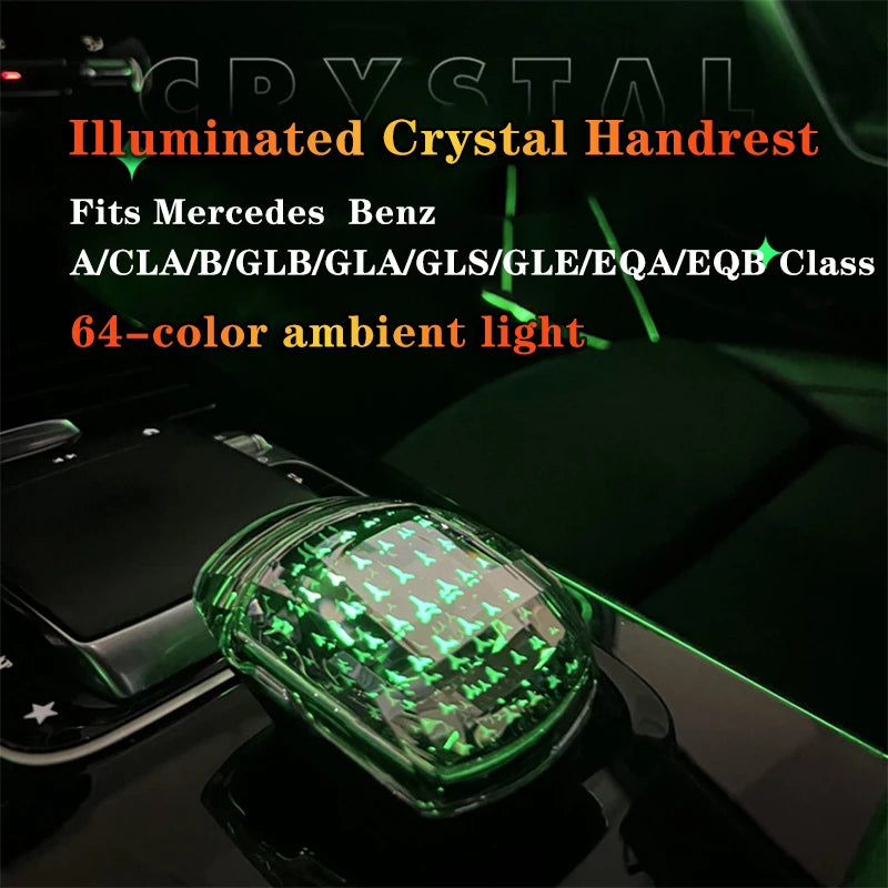 For Mercedes Benz A B Cla Color Gla Glb Gle Gls Crystal Handle