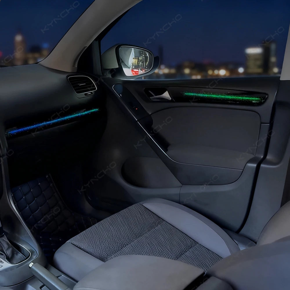 For Volkswagen Golf 6 Symphony 64 Colors Ambient Flowing Neon
