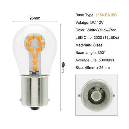 1PCS 1156 ba15s P21W 1157 bay15d P21 5W Bulbs