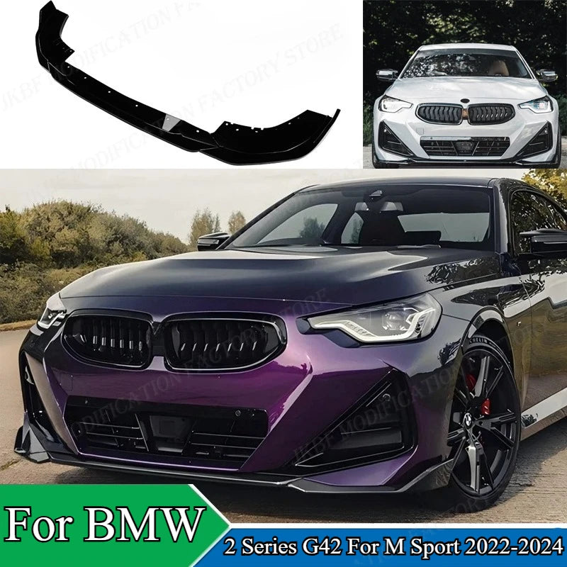 For BMW 2 Series G42 220D Front Bumper Lip 218I 220I 230I M240I