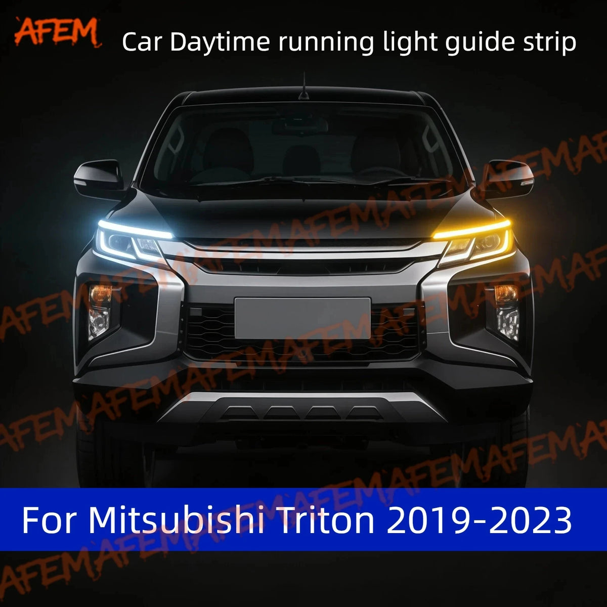 For Mitsubishi Triton 19-23 Drl Daytime Running Start Scan