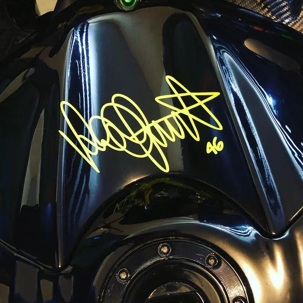 For Motorbike Fuel Tank Fairing Racing Signature Sticker