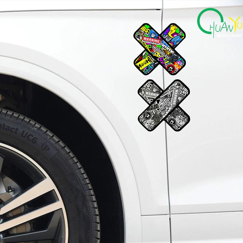 Creative Patch Block Scratches Sticker Brand Graffiti Bandage