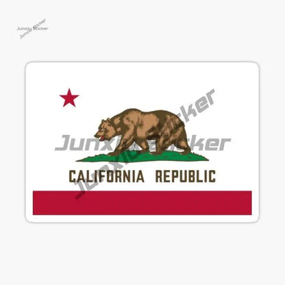 For Gtr Evo Decor Decal California Republic Bear Flag Sticker
