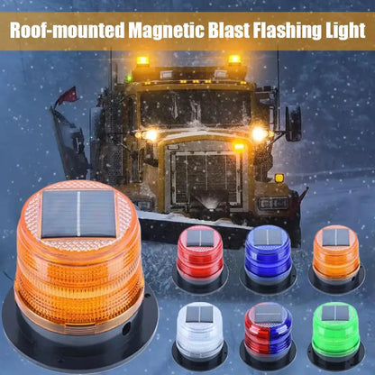 Strong Magnetic Flashing On Roof Solar Safety Power Emrgency
