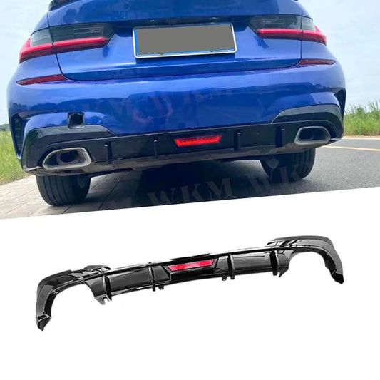 For BMW 3 Series G20 G28 Jiache ABS Rear Bumper Lip Diffuser