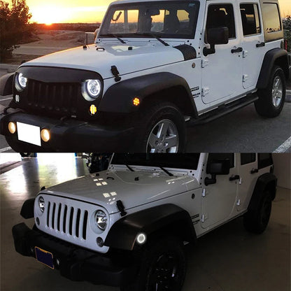 For Jeep Wrangler Jk Front Fender Flare Side Marker Assembly