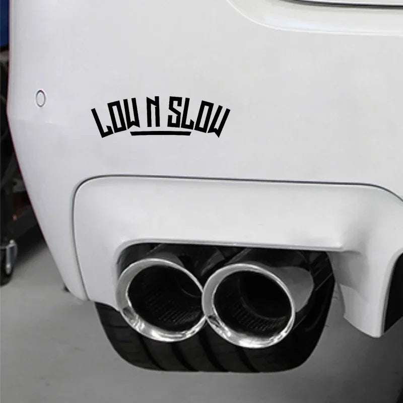 For Window Body Bumper Door Diy Low N Slow Personalized Stickers