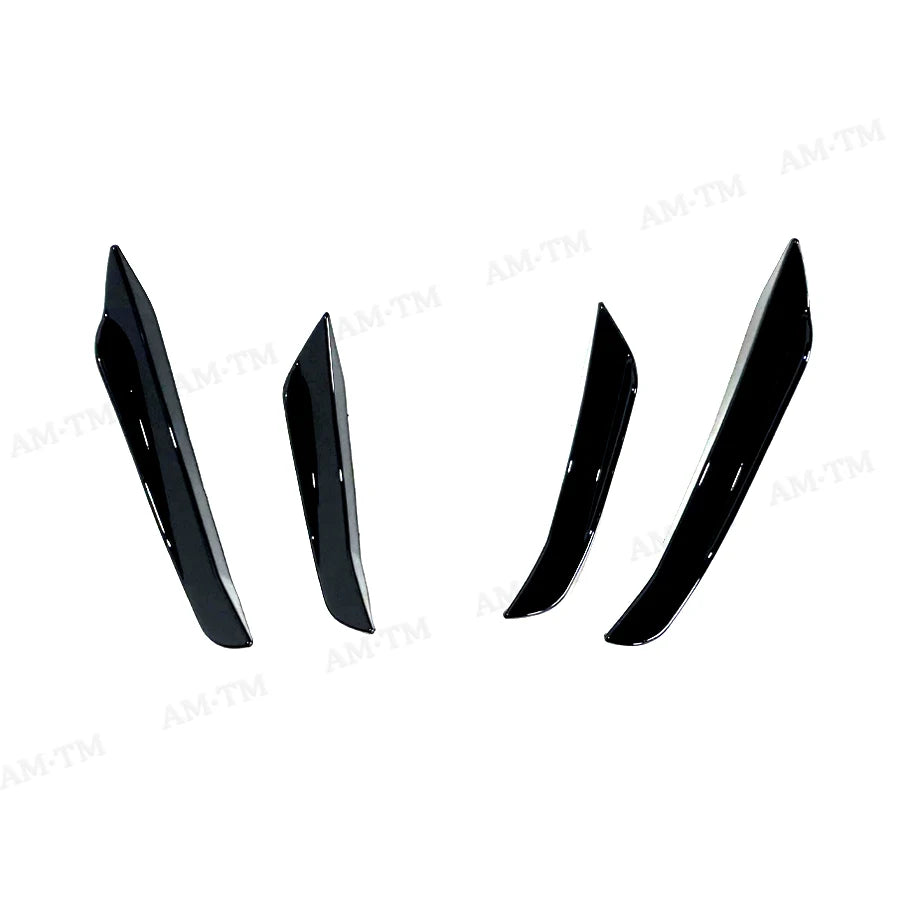 For BMW 3 Series G20 G28 2020-2022 Bright Black Bumper Lip