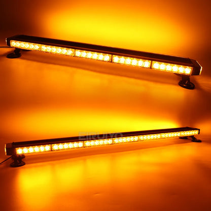 Signal Traffic Adviser Emergency Warning Strobe Bar Yellow White