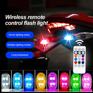 RGB Aircraft Strobe Wireless Remote Control Motorcycle