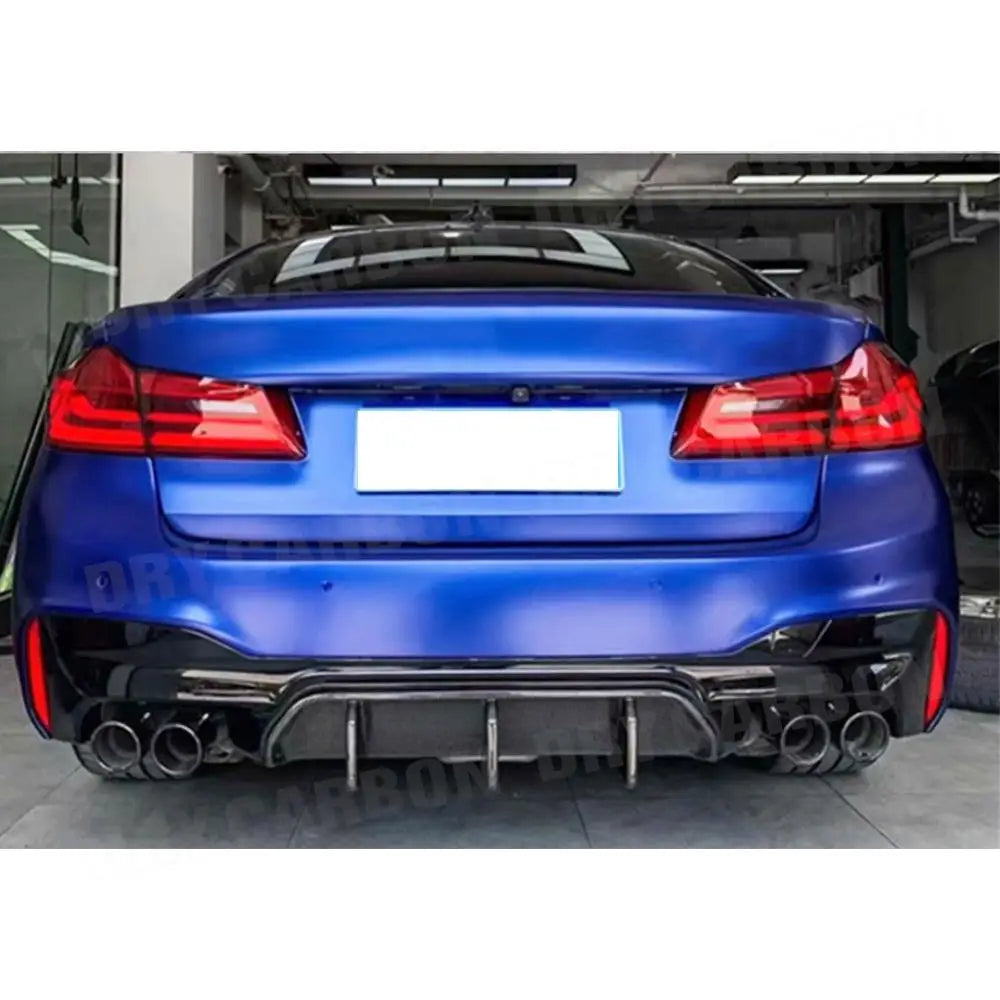 For BMW 5 Series F90 M5 Dry Carbon Fiber Rear Bumper Lip