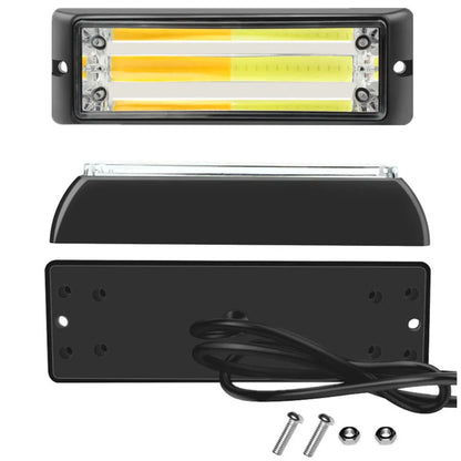 4PCS Cob Strobe Truck Flashing Emergency Warning 12V 24V