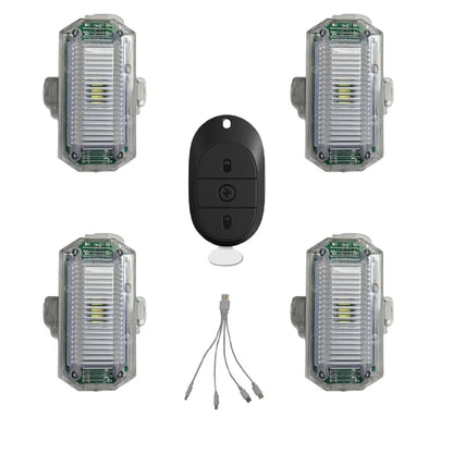 Strobe M6 Motorcycle 1000MAH Flash anti-collision Warning