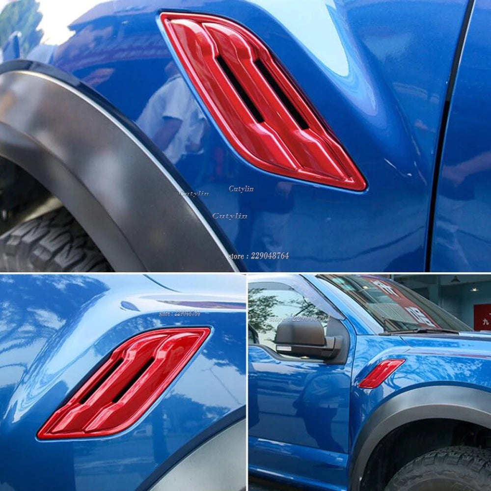 For Ford Raptor F150 2017 2018 2019 2020 ABS Carbon Fiber Grain