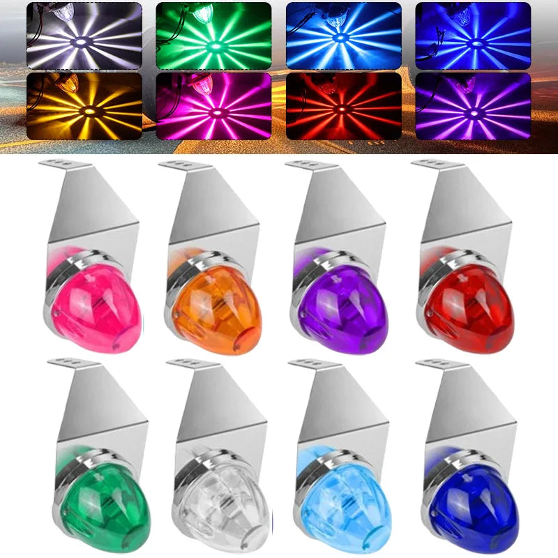 Strobe Watermelon Bracket Side Marker Indicator Turn Signal Truck