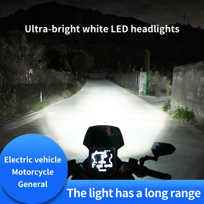 For Motorcycle Dual Color Bright Headlight Bulb H4 ba20d Base