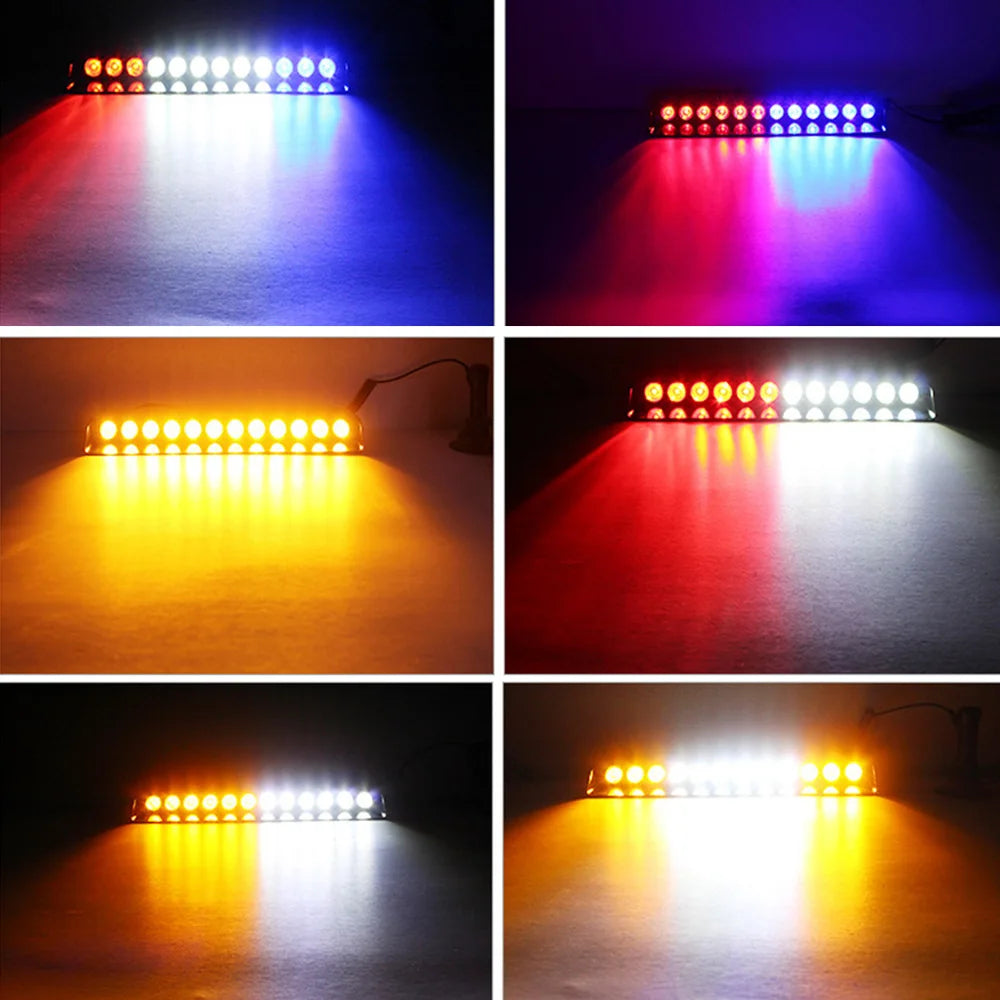 For Vehicles Dash Strobe Safety Flashing Warning Hazard Interior