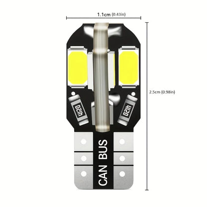 20PCS T10 168 2825 194 License Plate Bulbs 6000K