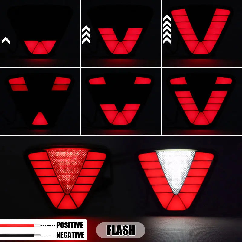 F1 3RD Brake Tail Stop Safety Flashing Pilot Warning