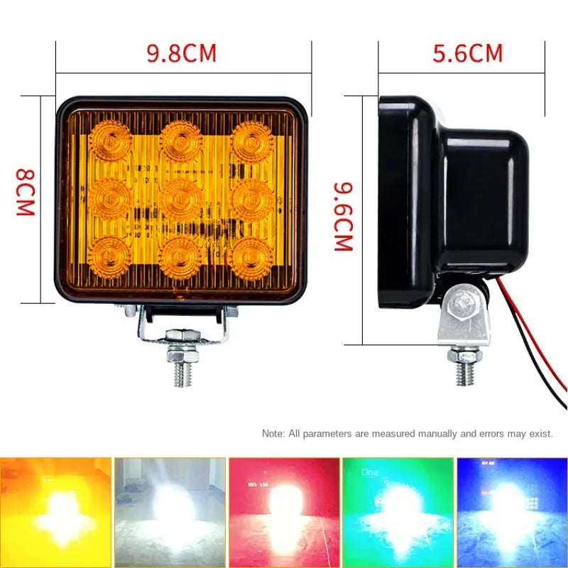 Bright Truck Flashing Warning 12-80v Pickup Trailer Rv Waterproof