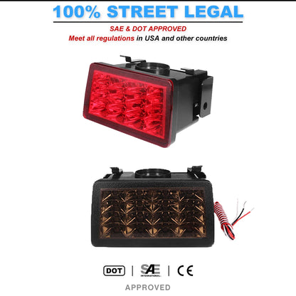 For Subaru Wrx Sti Impreza Xv 1PC Ijdm F1 Strobe Rear Fog Kit