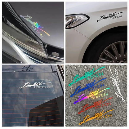 Creative Limited Edition Laser Stickers English Letter