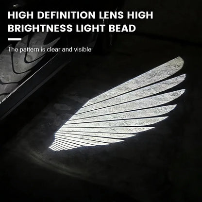 For Tesla Model Y 3 Highland Angel Wings Welcome Romantic