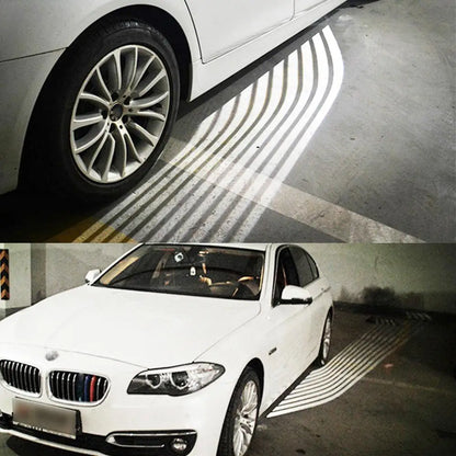 For Tesla BMW Golf Welcome Angel Wings Ange Carpet Puddle