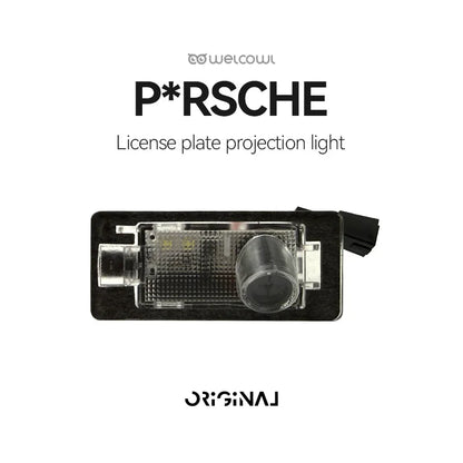 For Porsche Cayenne Panamera Shadow Light License Plate
